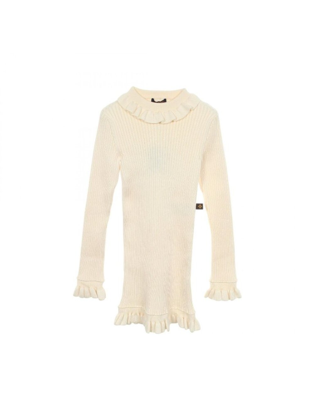 Louis Vuitton Dress Frill Wool Knit